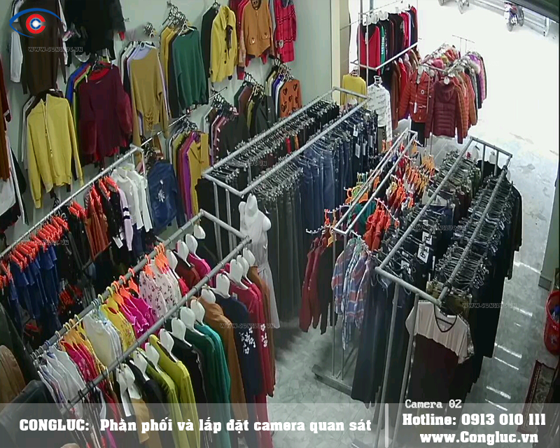 lắp camera quan sát shop thời trang tại hải phòng