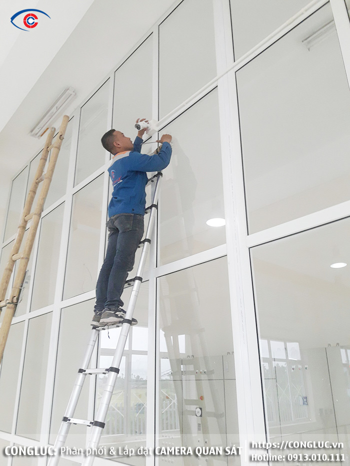 lắp đặt camera quan sát nhà máy nước vsip thủy nguyên hải phòng