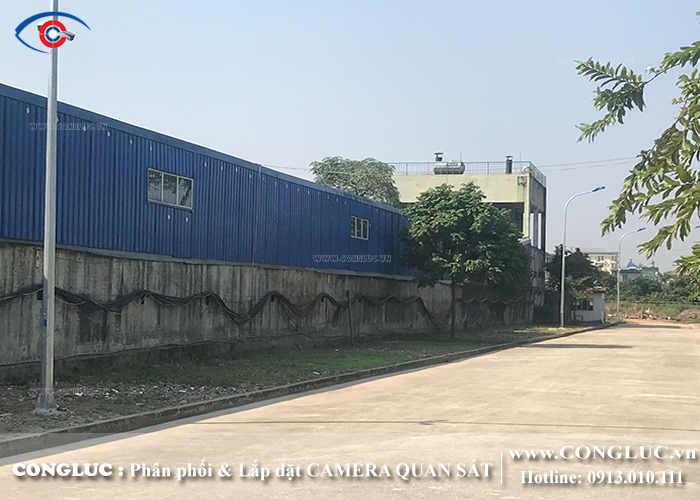 hình ảnh lắp đặt camera tại công ty thiết bị tiền phong hải phòng
