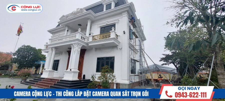 camera cộng lực thi công lắp camera nhà riêng ở tiền hải thái bình