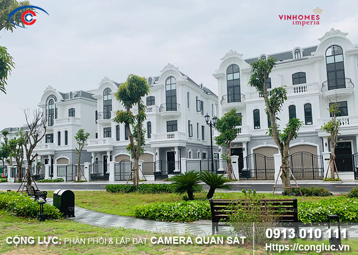 camera cộng lực lắp đặt camera quan sát biệt thự vinhomes imperia