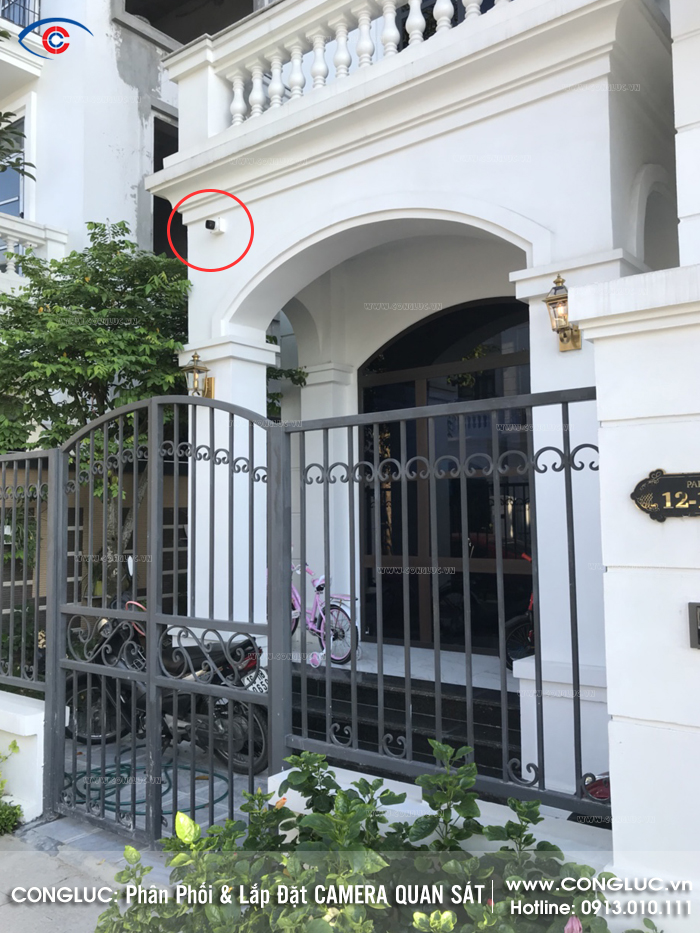 lắp đặt camera ip hikision 2mp cho nhà biệt thự