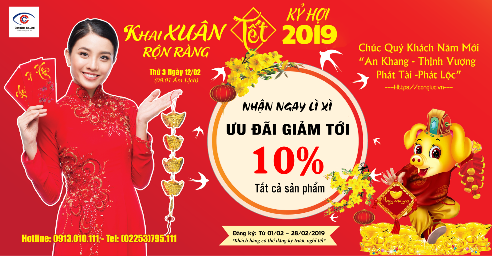 Camera Hải Phòng chương trình khuyến mãi đầu xuân Kỷ Hợi 2019