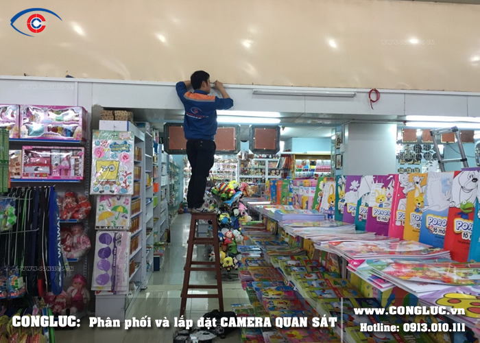 lắp đặt camera quan sát cửa hàng