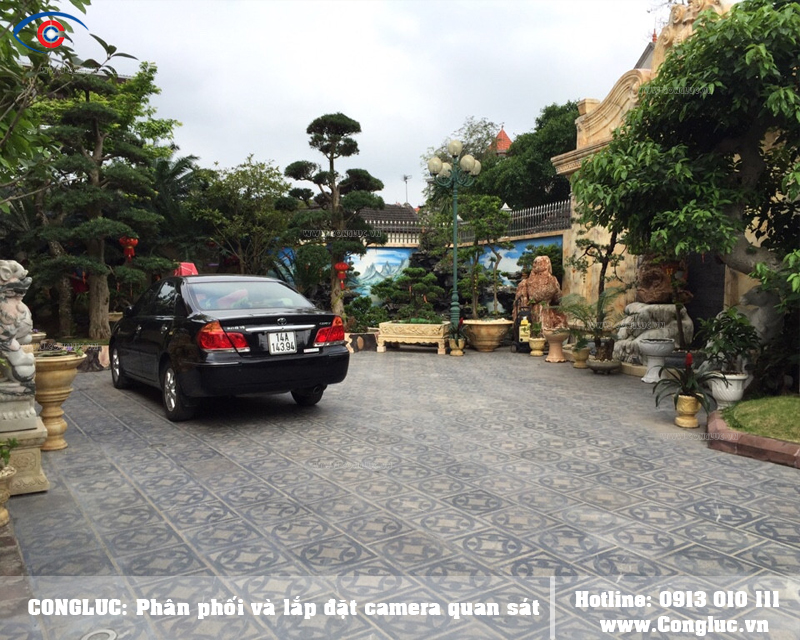 lắp đặt camera chống trộm biệt thự