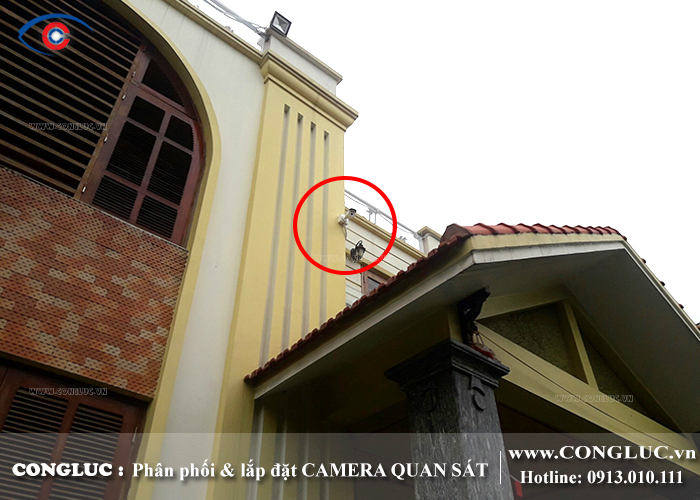 lắp đặt camera quan sát biệt thự