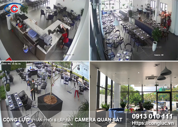 lắp đặt camera quan sát nhà hàng