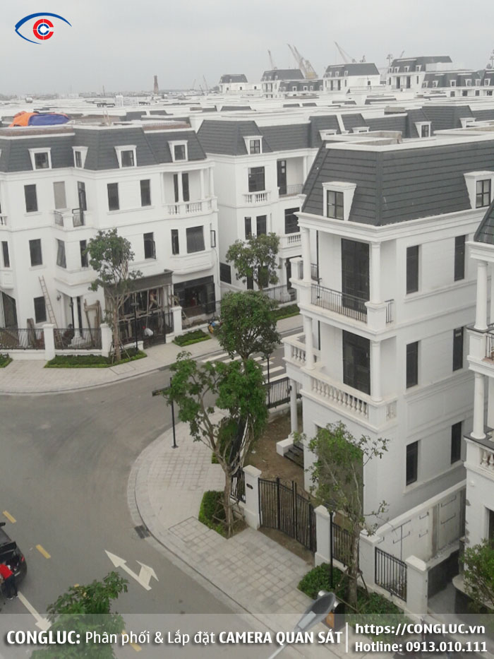 lắp đặt camera quan sát biệt thự song lập 01 paris vinhomes imperia