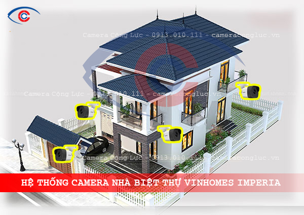 Sơ đồ vị trí lắp camera nhà biệt thự vinhomes imperia hải phòng