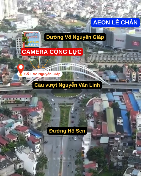 Công ty camera Cộng Lực số 1 Võ Nguyên Giáp Hải Phòng