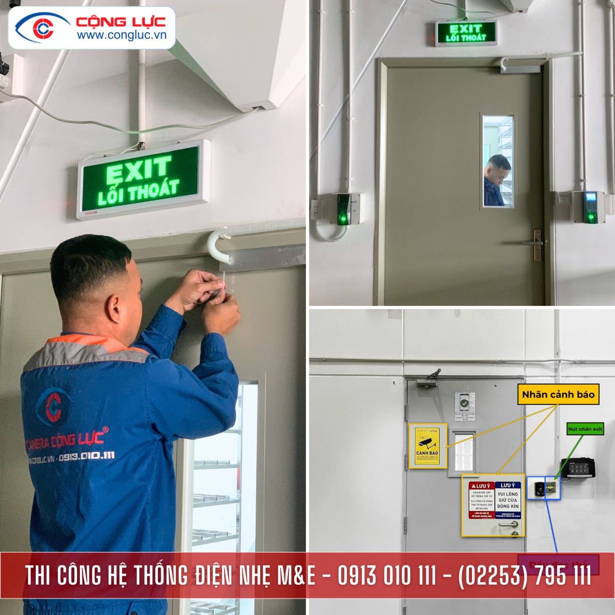 thi công hệ thống kiểm soát cửa ra vào