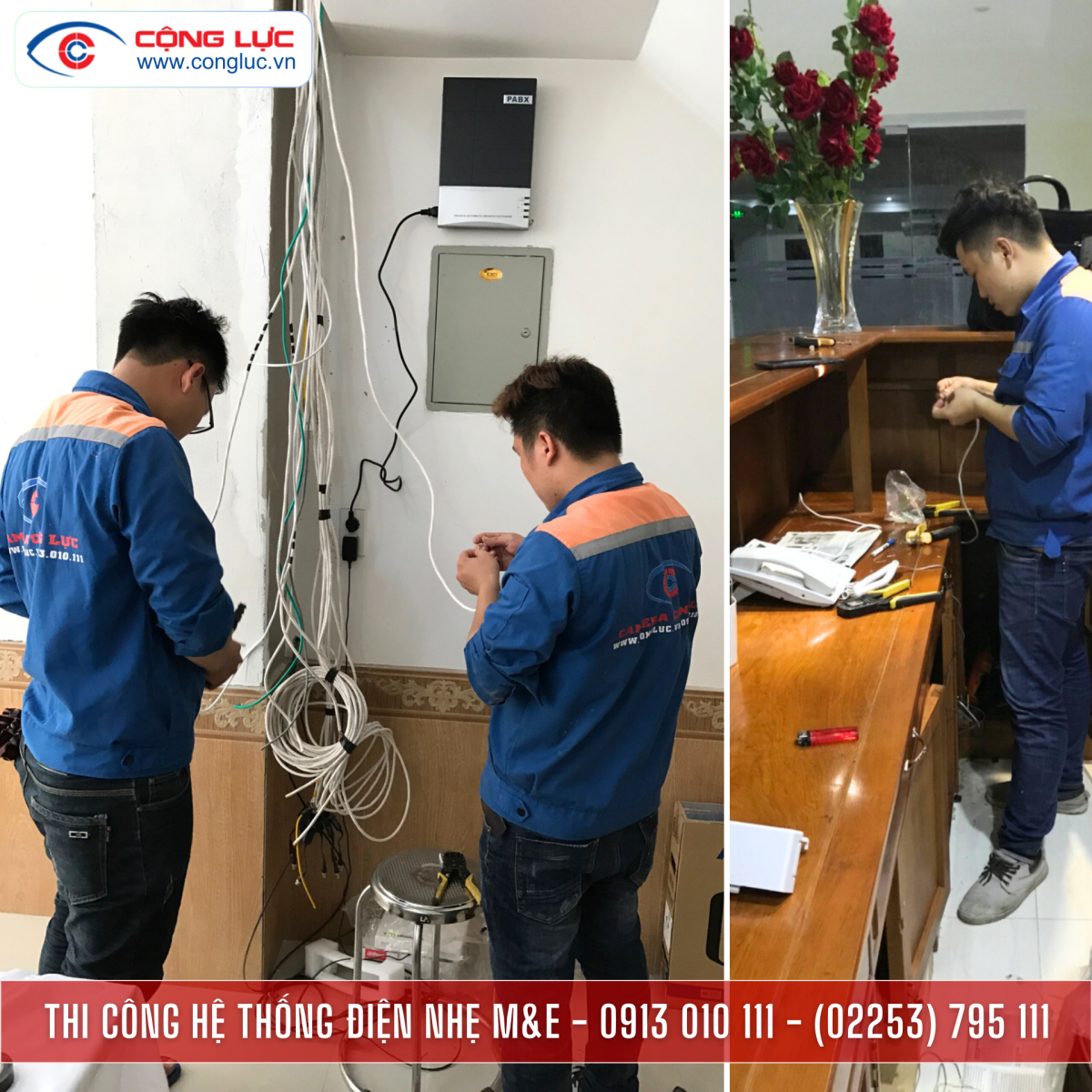 Cộng Lực thi công hệ thống tổng đài điện thoại