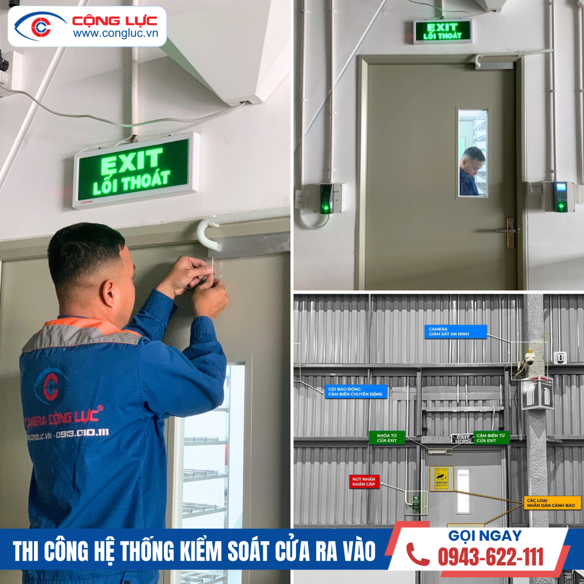Cộng Lực thi công hệ thống kiểm soát ra vào chuyên nghiệp tại KCN DEEP C Đình Vũ