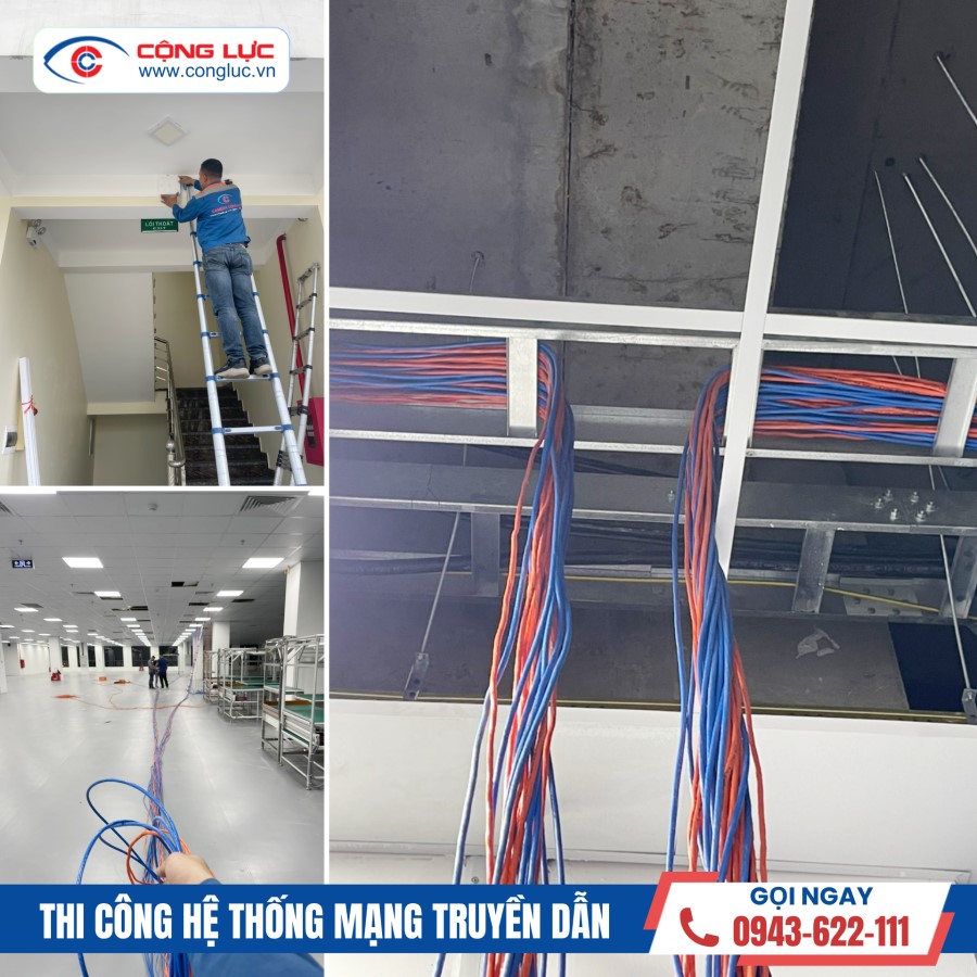 Cộng Lực nhà thầu thi công hệ thống mạng chuyên nghiệp tại KCN DEEP C Đình Vũ