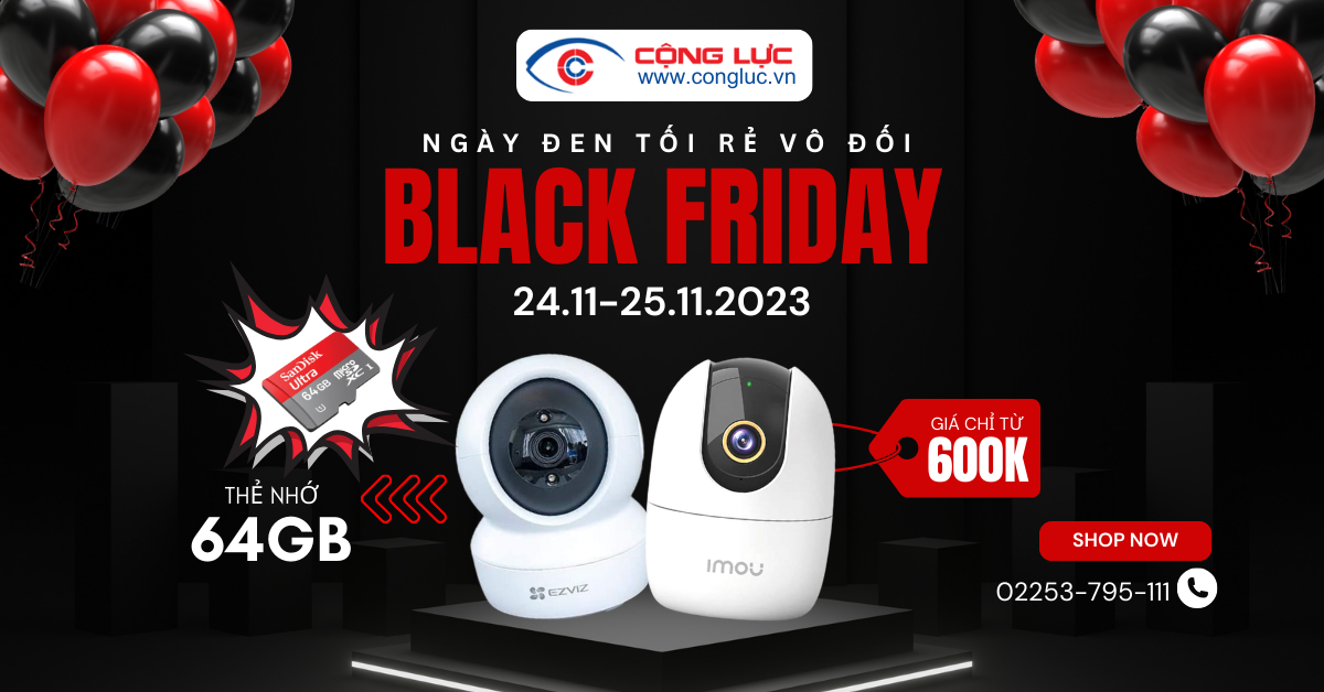siêu sale camera wifi black friday 2023 