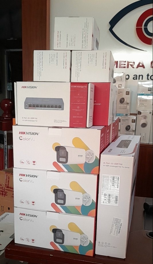 lắp camera IP Hikvision DS-2CD1T47G0-LUF cho nhà thờ tổ tại Thái Bình