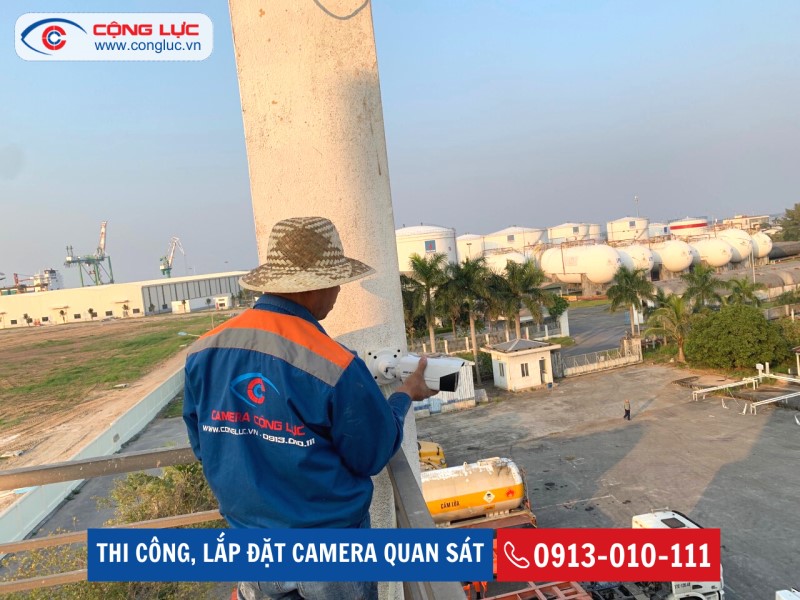 lắp camera ở kcn đình vũ hải phòng - công ty khí công nghiệp F.A