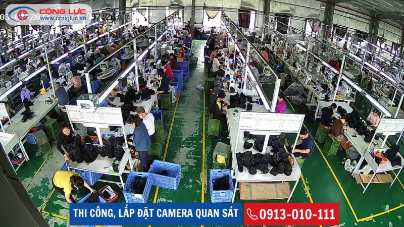 lắp đặt camera quan sát nhà xưởng tại quận hải an