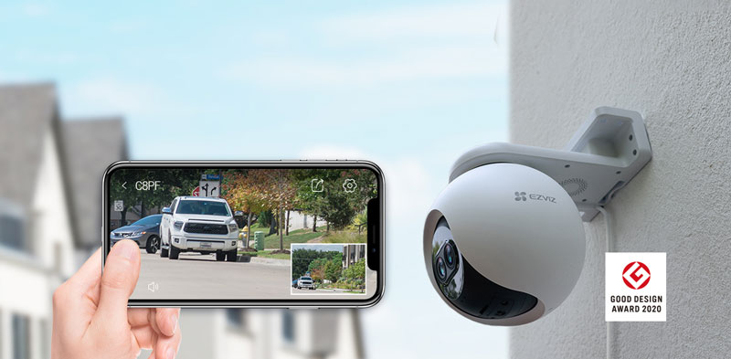 camera wifi ezviz c8pf tính năng cho phép xem toàn cảnh