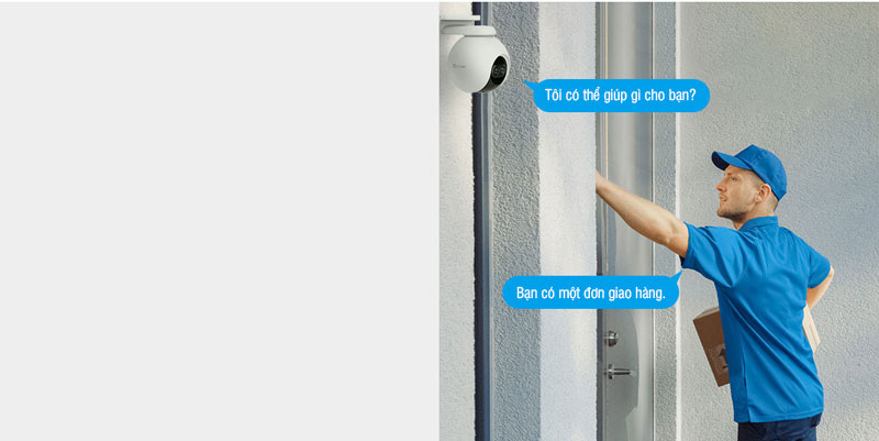 camera wifi ezviz c8pf tính năng xoay chuyển theo đối tượng
