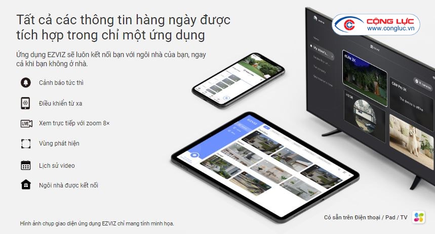 Camera H6C Pro 4MP tích hợp thông báo trên ứng dụng