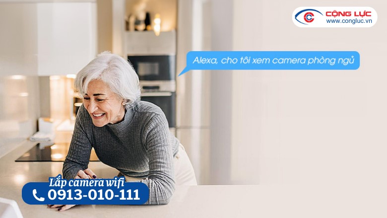 camera Pin sạc Ezviz CB1 Cài đặt chế độ rảnh tay cùng trợ lý ảo 