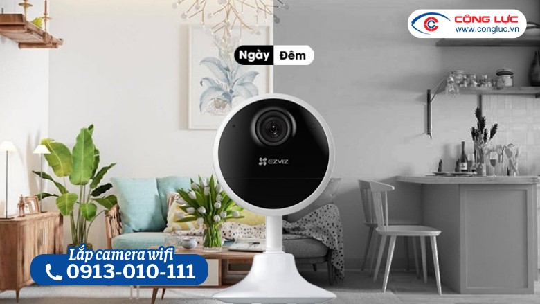 camera wifi Pin sạc CB1 Hình ảnh chất lượng ngay cả buổi tối