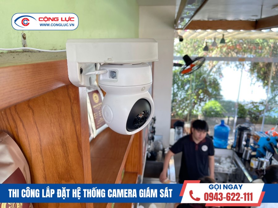 lắp đặt camera wifi trong nhà giá rẻ tại Hải Phòng