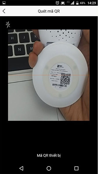 gán camera wifi vào phần mềm Ezviz trên điện thoại