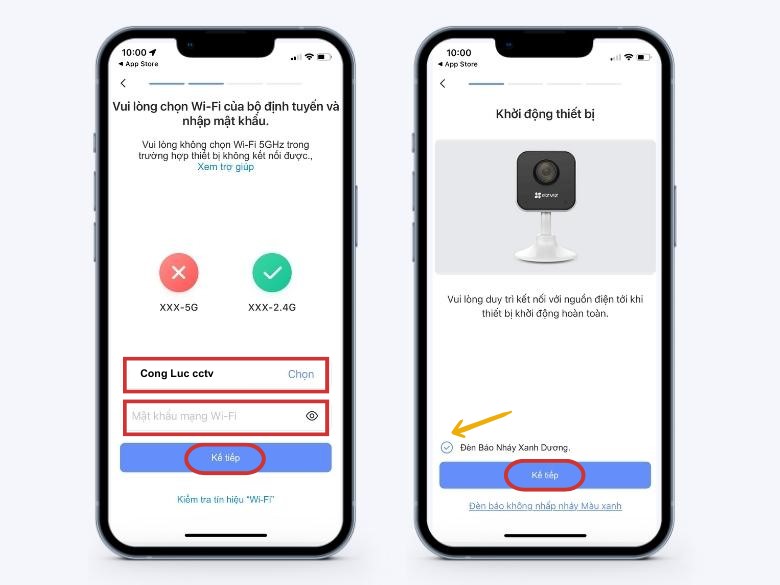 kết nối camera wifi ezviz với mạng