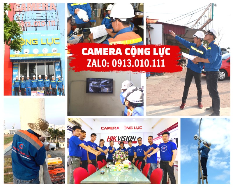 thợ lắp đặt camera cộng lực hải phòng dày dặn kinh nghiệm