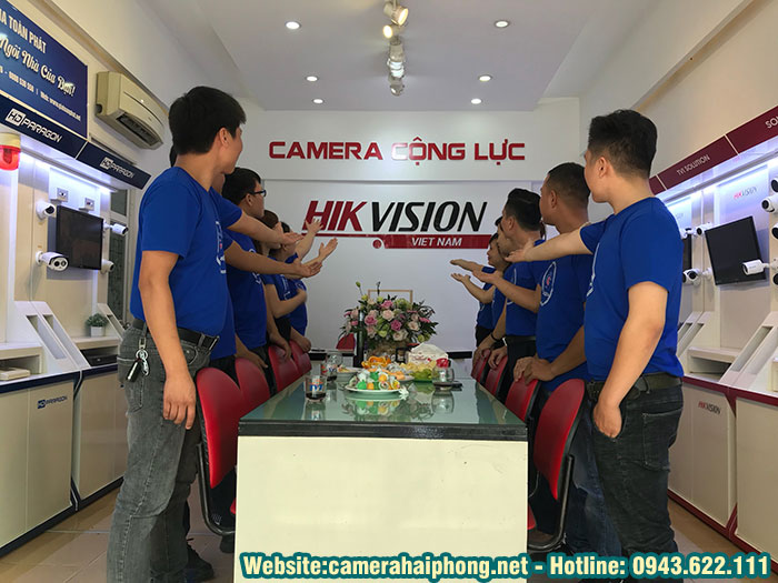 khai trường showroom mới của đại lý camera hải phòng cộng lực