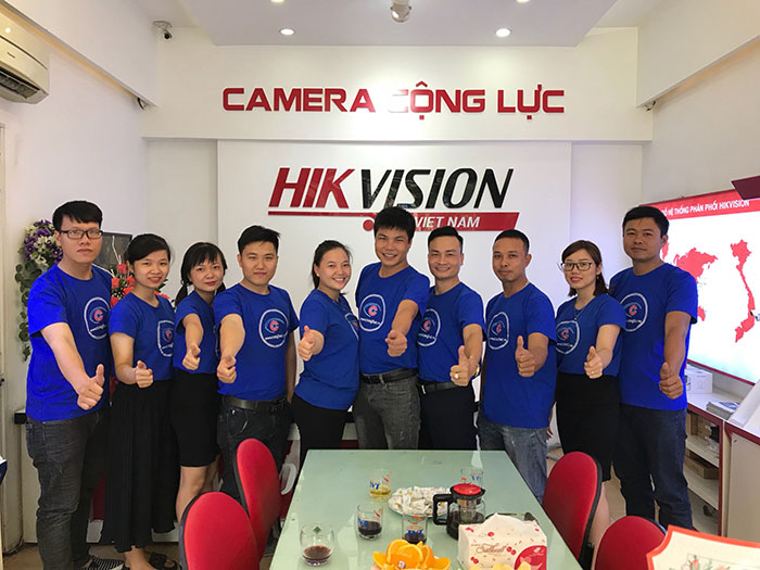 đội ngũ nhân viên đại lý camera hải phòng cộng lực