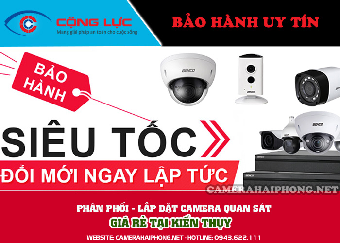 đại lý lắp đặt camera quan sát giá rẻ tại kiến thụy