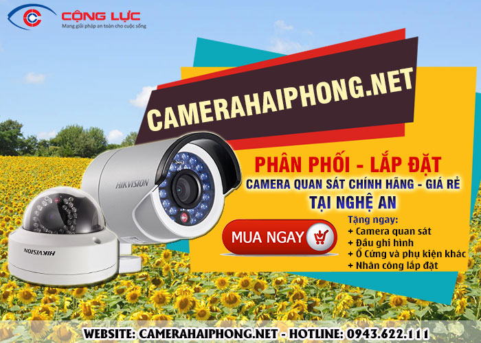đại lý phân phối camera tại nghệ an chính hãng, giá rẻ