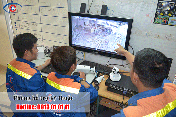 đội ngũ nhân viên lắp đặt camera quan sát chính hãng, giá rẻ tại hải phòng