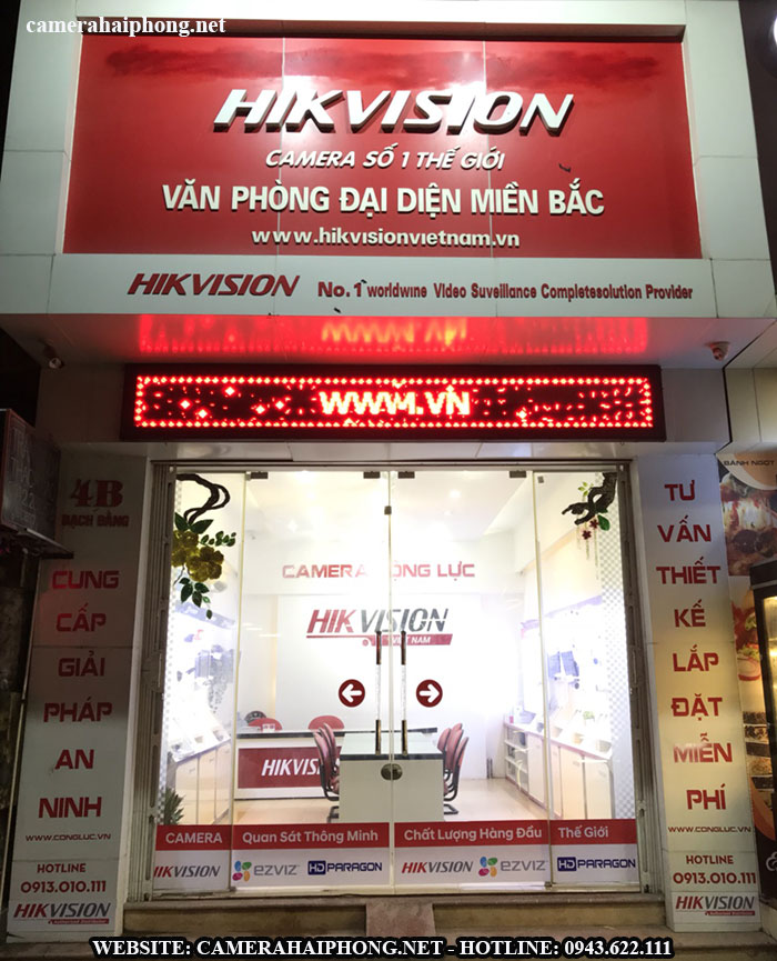 đại lý lắp đặt, bán camera hikvision giá rẻ tại hải phòng