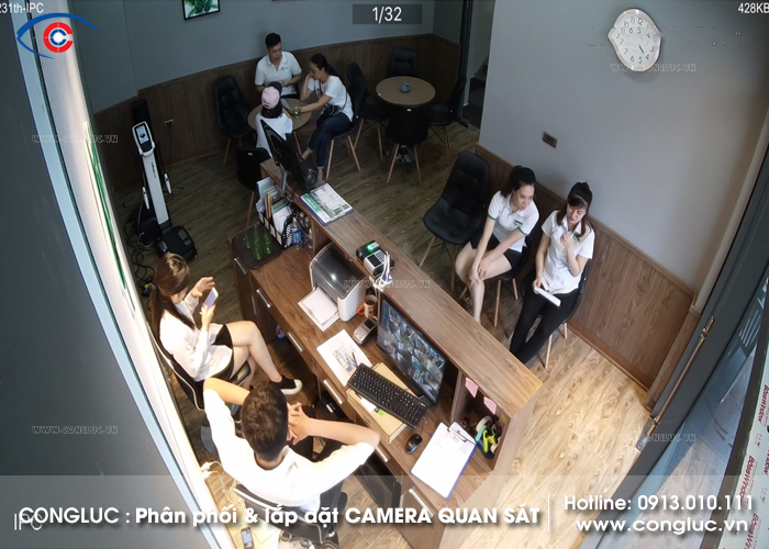 lắp đặt camera giám sát tại 231 tô hiệu trung tâm like fitness & yoga center