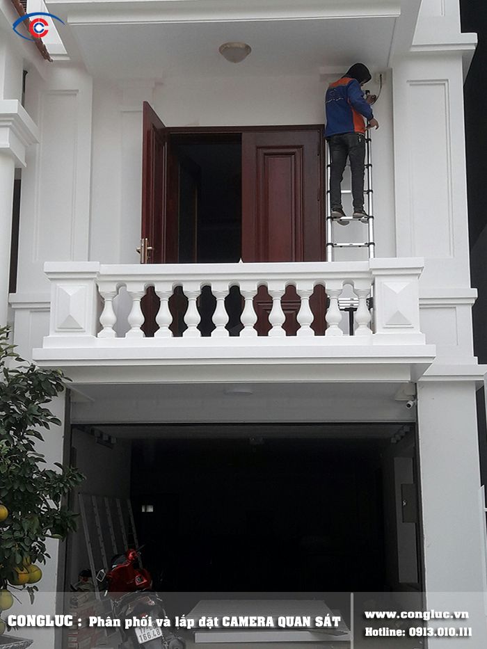 lắp camera giám sát cho nhà biệt thự 4 tầng lê hồng phong