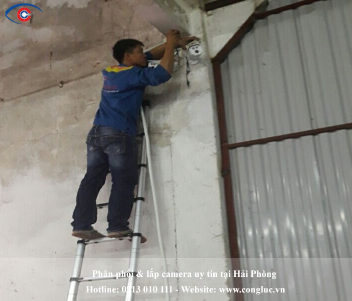 lắp đặt camera quan sát nhà xưởng cơ khí hải long an dương hải phòng