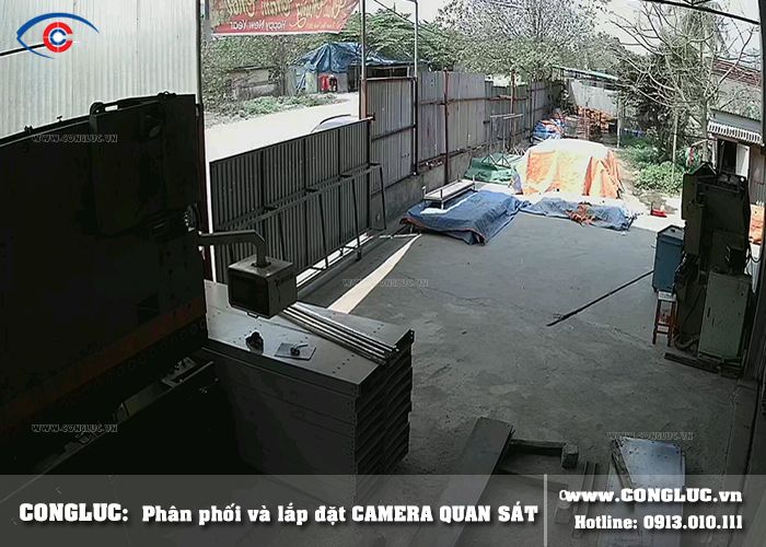 lắp camera tại xưởng cơ khí hải long xã nam sơn huyện an dương hải phòng