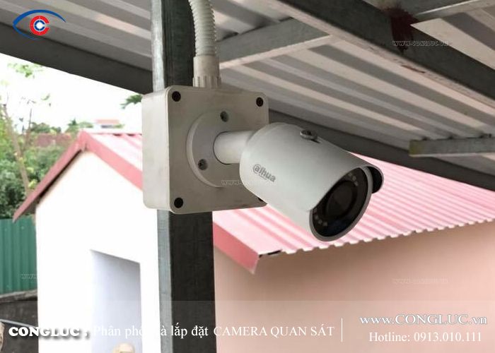 lắp đặt camera tại nhà xưởng cơ khí hải long