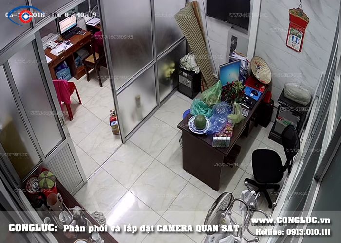 lắp đặt camera tại công ty gạch thành nam 65 đường 5 mới hùng vương