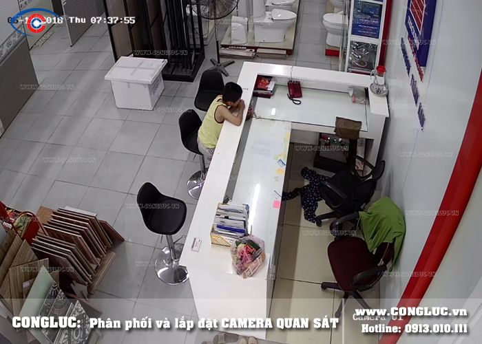 lắp camera tại công ty gạch thành nam 65 đường 5 mới hùng vương