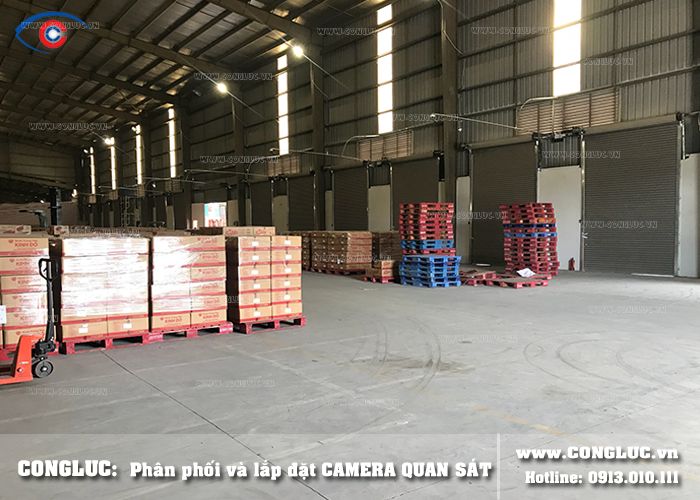 lắp đặt camera quan sát kho hàng Gemadept tại mỹ hào hưng yên 6