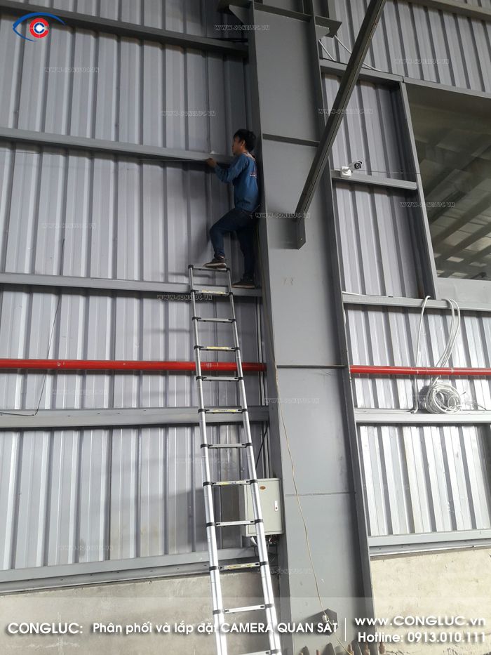 camera cộng lực lắp camera ở nhà máy kim khí việt hải phòng