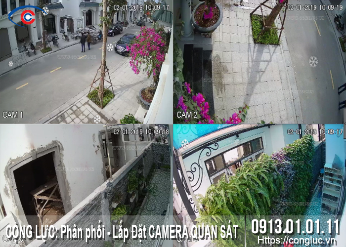 lắp camera quan sát biệt thự vinhome imperia hải phòng