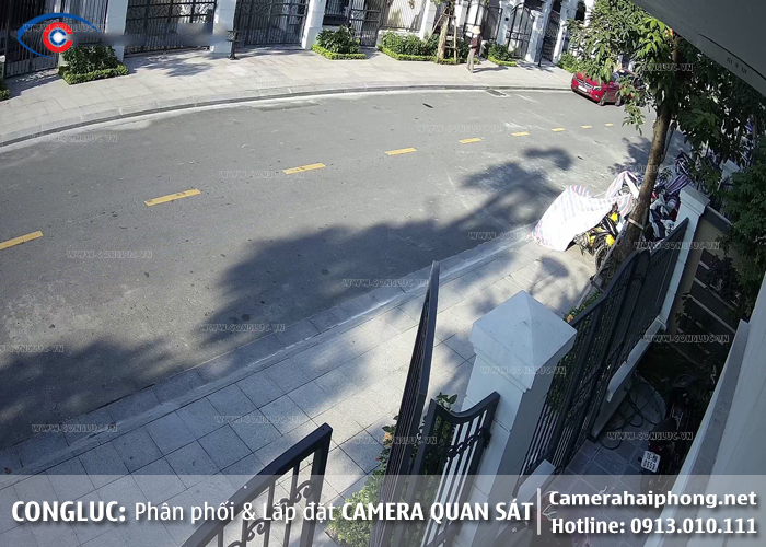hình ảnh lắp camera biệt thự tại vinhome imperia