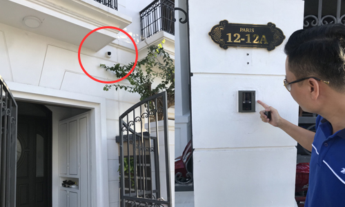 lắp đặt camera nhà biệt thự paris 12-12a vinhomes imperia