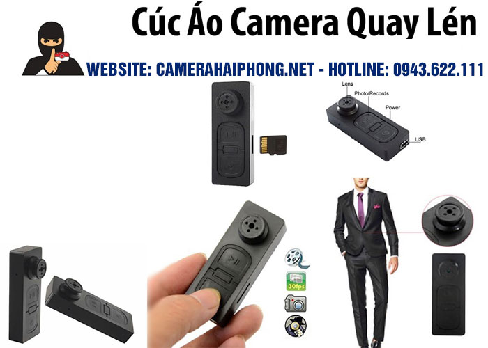 bán camera cúc áo siêu nhỏ giá rẻ tại hải phòng